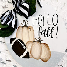 Load image into Gallery viewer, Hello Fall Door Hanger
