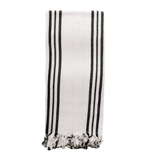 Load image into Gallery viewer, Jordan Turkish Cotton + Bamboo Hand Towel - Three Stripe by Sweet Water Decor
