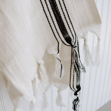 Load image into Gallery viewer, Savannah Turkish Cotton + Bamboo Hand Towel - Five Stripe by Sweet Water Decor
